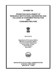 Scheme on Promoting Consumer Protection and Consumer Welfare