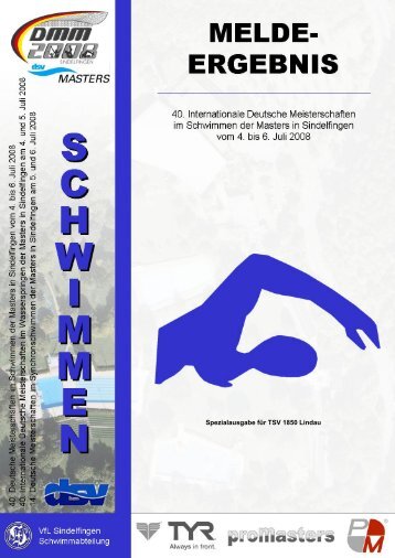 Meldeergebnis - TSV Lindau 1850 e.V. - Abteilung Schwimmen