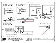 Life Science Products, Inc. Sani-RailÂ® Standard Config 1