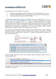 Co nowego w CERTO v3.5.pdf - Cieplej.pl