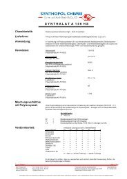 22SYNTHALAT A 156  HS_de.pdf - Synthopol Chemie