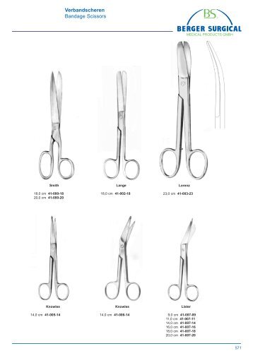 Berger Surgical Katalog 2006 / Catalogue 2006