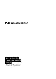 Publikationsrichtlinien RLM Trier 2010-09-10 - Rheinisches ...