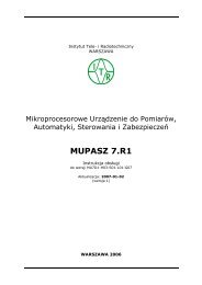 MUPASZ 7.R1 - Instytut Tele- i Radiotechniczny