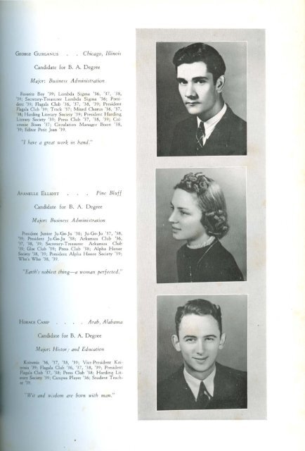 download entire yearbook - Harding University Digital Archives