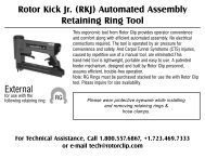 External Rotor Kick Jr. (RKJ) Automated Assembly ... - Rotor Clip