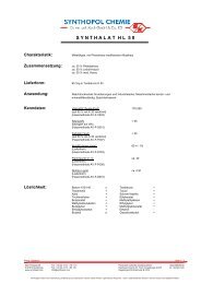 52SYNTHALAT HL 50_de.pdf - Synthopol Chemie