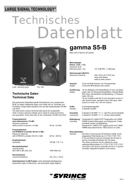 gamma S5-B
