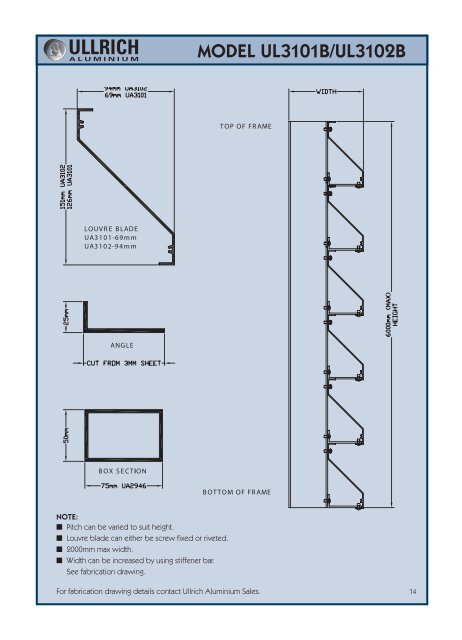 Aluminium Louvre Systems - Ullrich Aluminium