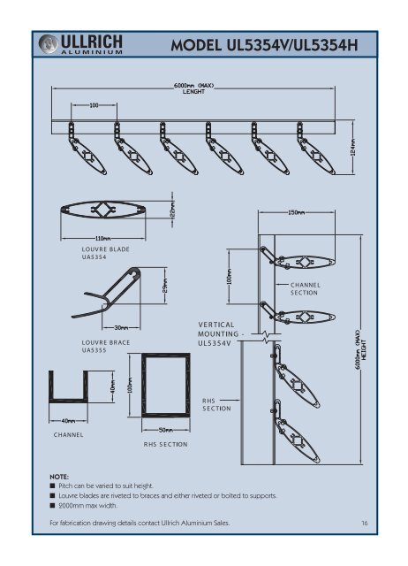 Aluminium Louvre Systems - Ullrich Aluminium