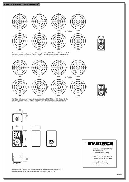 S2-101 - SYRINCS Audiotechnik GmbH