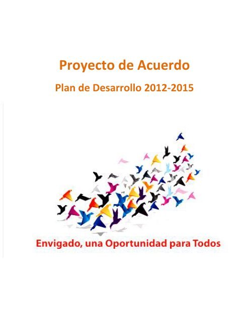Anteproyecto Plan de Desarrollo 2012-2015 - Envigado