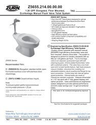 Z5655.214.00.00.00 Toilet with Manual Flush Valve - WaterWise ...