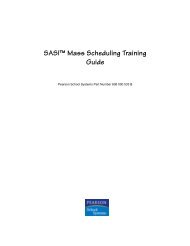 SASI Mass Scheduling Training Guide - Help Desk