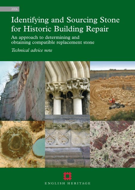 Identifying and Sourcing Stone for Historic Building Repair