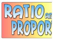 Ratio and Proportion Banner - Teaching Ideas