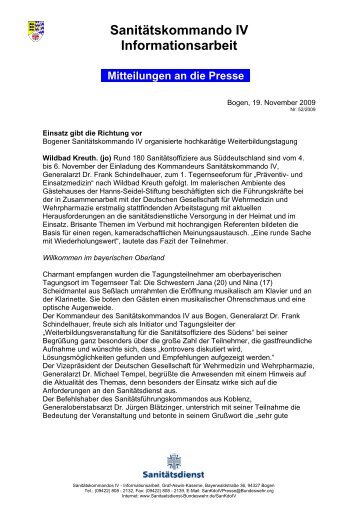 Informationsarbeit 10. Panzerdivision - Bundesministerium der ...