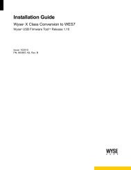 Installation Guide: WyseÃ‚Â® X Class Conversion to ... - Wyse Technology