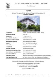 VERMÖGEN UND BAU BADEN-WÜRTTEMBERG Exposé