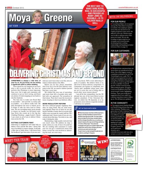 Courier October 2012 - myroyalmail