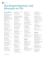 Adressen und Ansprechpartner von A bis Z