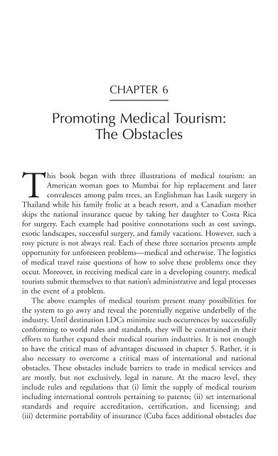 Medical Tourism in Developing Countries