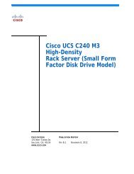 Cisco UCS C240 M3 High-Density Small Form Factor ... - Icecat.biz