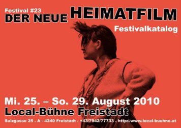 Festivalkatalog - Local-Bühne Freistadt