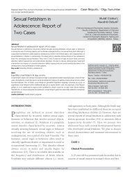 Sexual Fetishism in Adolescence: Report of Two ... - DÃ¼ÅÃ¼nen Adam