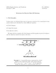 Structures for Discrete-Time LTI Systems.