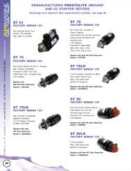 Inboard & I/O Starter Motors - API Marine