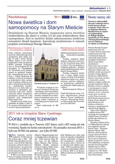 PM Styczeń 2012 - Tczew, Urząd Miasta