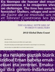 Global Data Count Results - Alberta Council of Women's Shelters