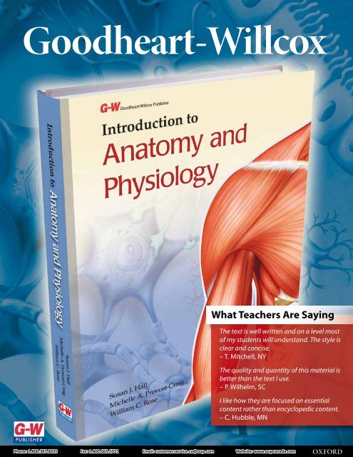 GW Anatomy and Physiology Brochure_2013