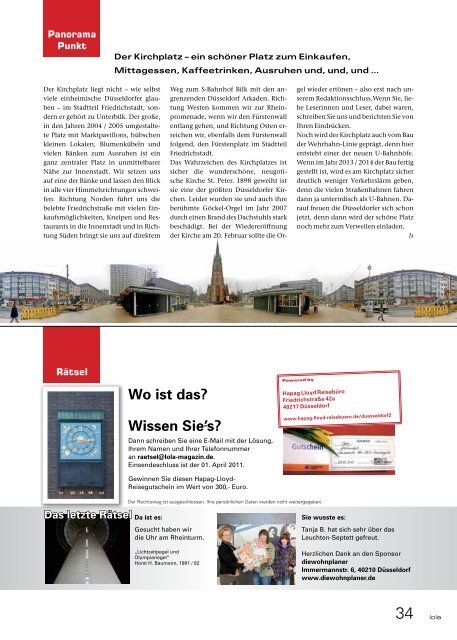 2011-03 - lola - Das Magazin für Düsseldorf