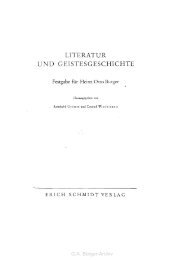 Gottfried August BÃ¼rgers Sonett An das Herz. - Leben und Werk des ...