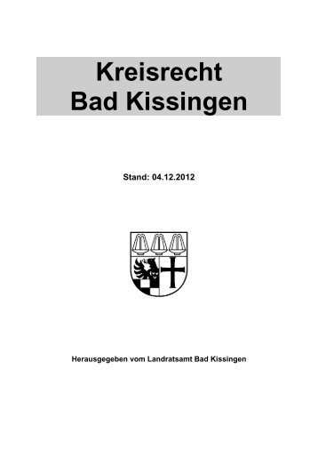 Kreisrecht Bad Kissingen - Landkreis Bad Kissingen