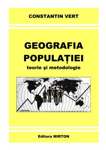 Geografia populatiei - teorie si metodologie