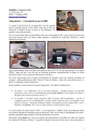 Alimentatore â Caricabatteria per il QRP - ARI Roma