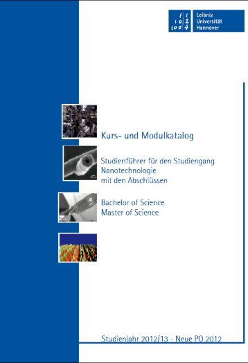 Kurs- und Modulkatalog - LNQE - Leibniz Universität Hannover