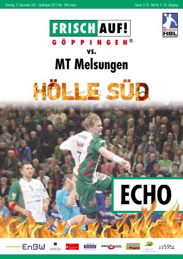 Echo Heft Nr. 9, FRISCH AUF! - FRISCH AUF! Göppingen