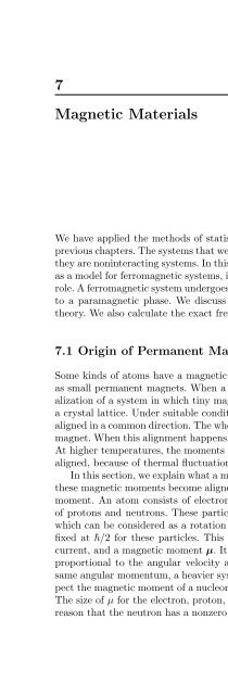 Statistical Physics