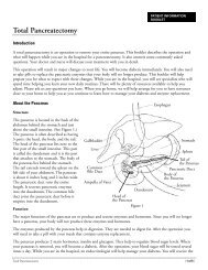 Total Pancreatectomy - Memorial Sloan-Kettering Cancer Center