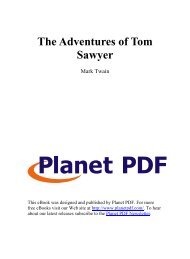 The Adventures of Tom Sawyer - Planet PDF