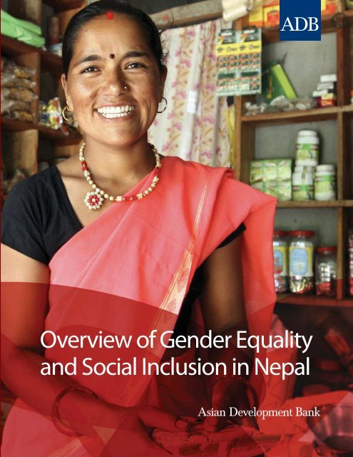 Overview of Gender Equality and Social Inclusion in Nepal (ADB)