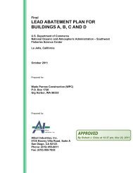 LEAD ABATEMENT PLAN FOR BUILDINGS A, B, C AND D - WPC