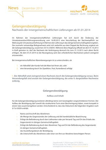 Weiterlesen/PDF - reichert & reichert