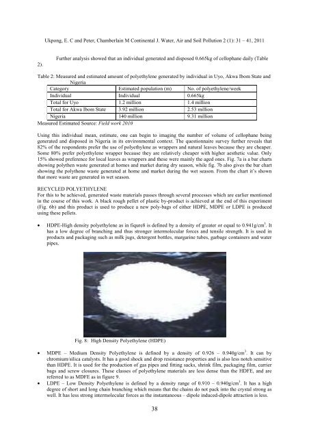 Vol 2 _1_ - Cont. J Water, Air and Soil Pollution - Wilolud Journals