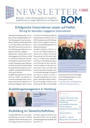 Newsletter 2005/1 - BQM