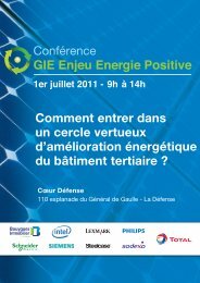 Conférence - Enjeu Energie Positive